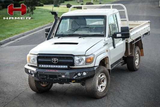 HAMER KING SERIES BULL BAR - TOYOTA LAND CRUSIER 70 SERIES 2012 ON