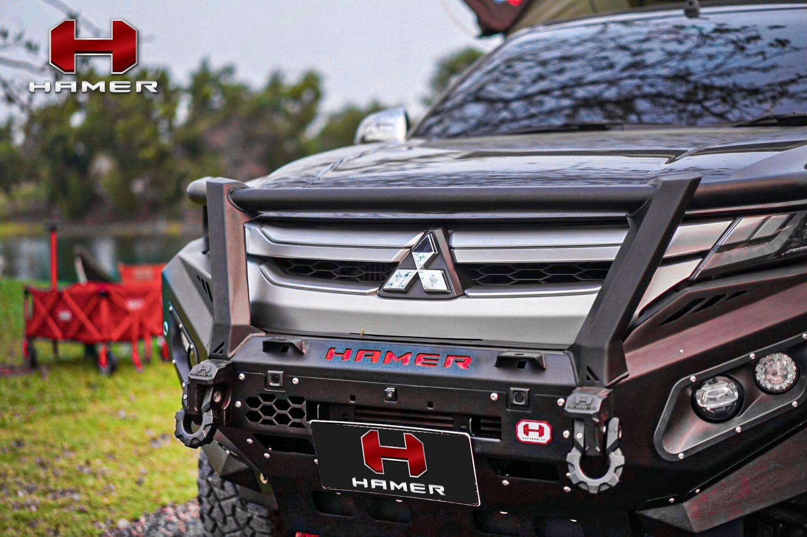 HAMER KING SERIES PLUS BULL BAR - MITSUBISHI TRITON MR 2018 ON