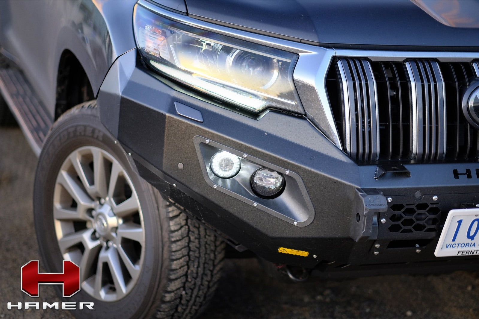 HAMER KING SERIES BULL BAR - TOYOTA LANDCRUISER PRADO 150 SERIES (2018-PRESENT)