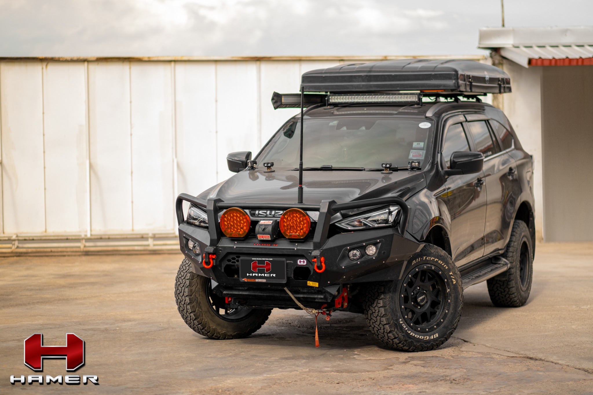 Mux Rear Protection Bar ISUZU MUX - BULLBARS – precision-offroad-4x4