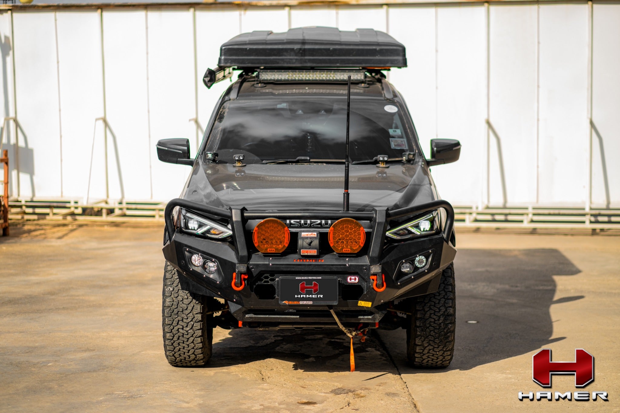 HAMER KING SERIES PLUS BULL BAR - ISUZU DMAX/MU-X 2016 ON
