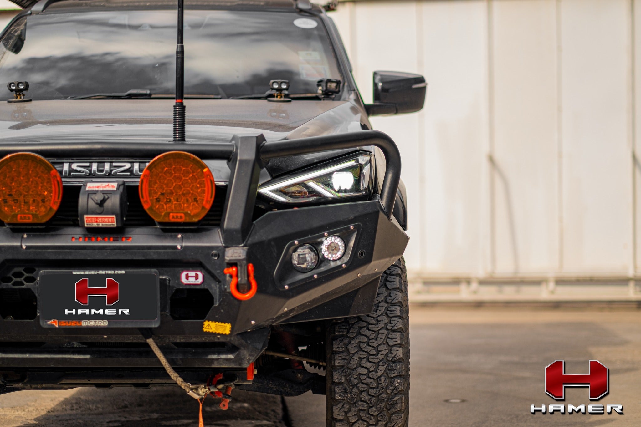 HAMER KING SERIES PLUS BULL BAR - ISUZU DMAX/MU-X 2016 ON