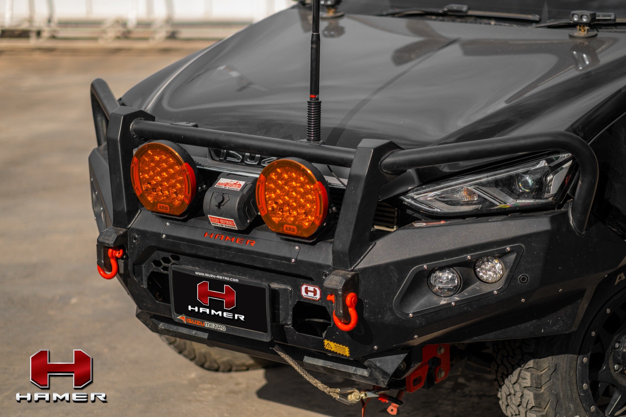 HAMER KING SERIES PLUS BULL BAR - ISUZU DMAX/MU-X 2016 ON