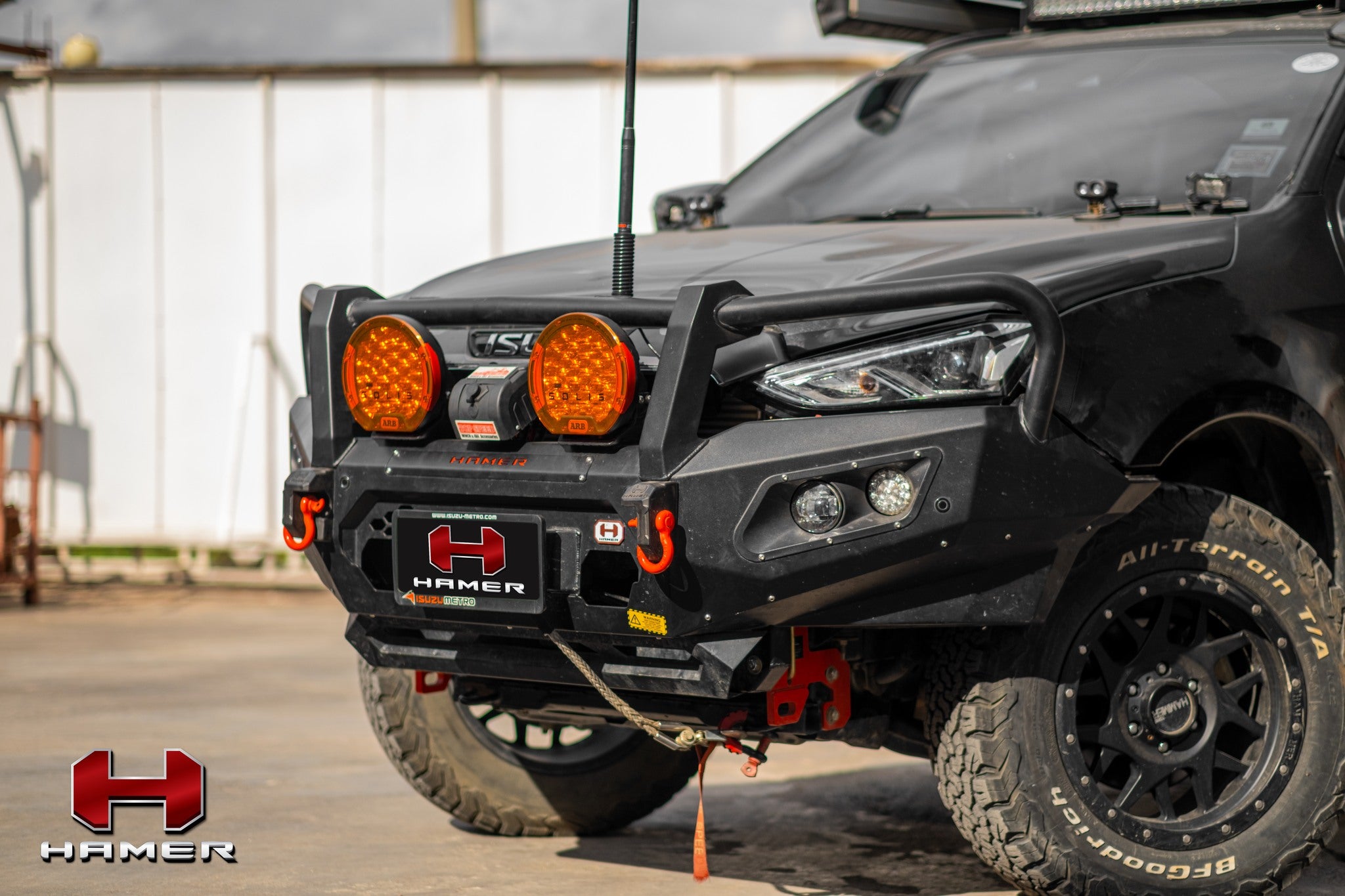 HAMER KING SERIES PLUS BULL BAR - ISUZU DMAX/MU-X 2016 ON