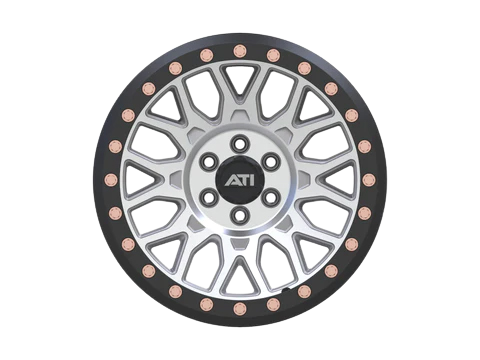AT-01 17X8.5 HYBRID BEADLOCK WHEEL - MACHINED (6X114.3)