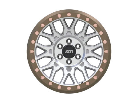 AT-01 17X8.5 HYBRID BEADLOCK WHEEL - MACHINED (6X114.3)