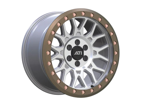 AT-01 17X8.5 HYBRID BEADLOCK WHEEL - MACHINED (6X114.3)