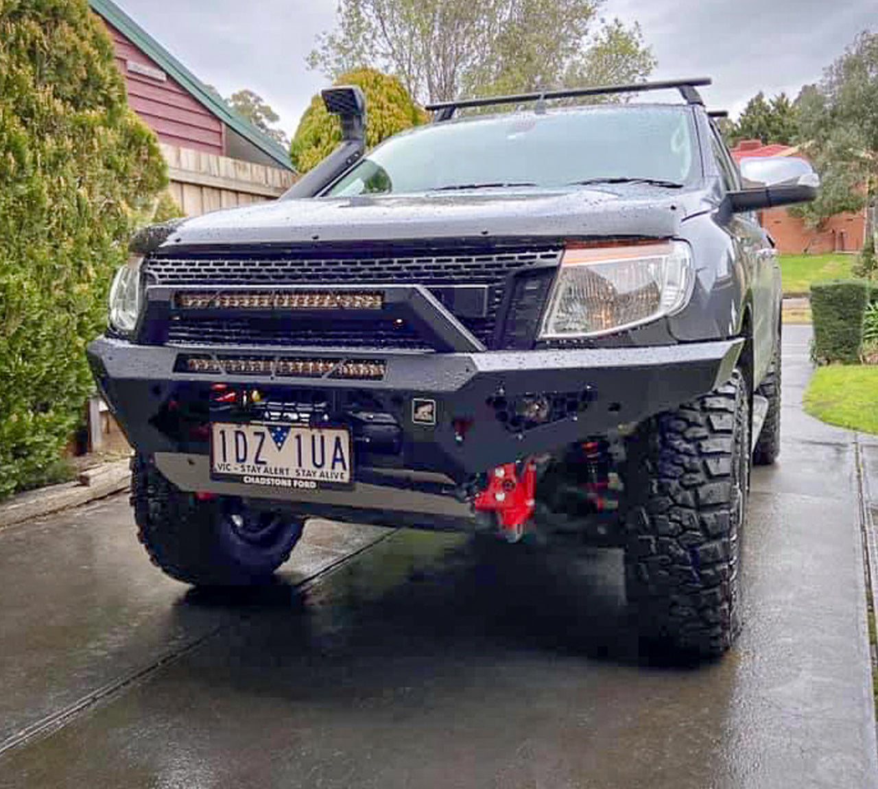 Px Ranger Raptor Front Bar Predator Bull bar, Ford Ranger PX1; 2011-2014 – precision-offroad-4x4