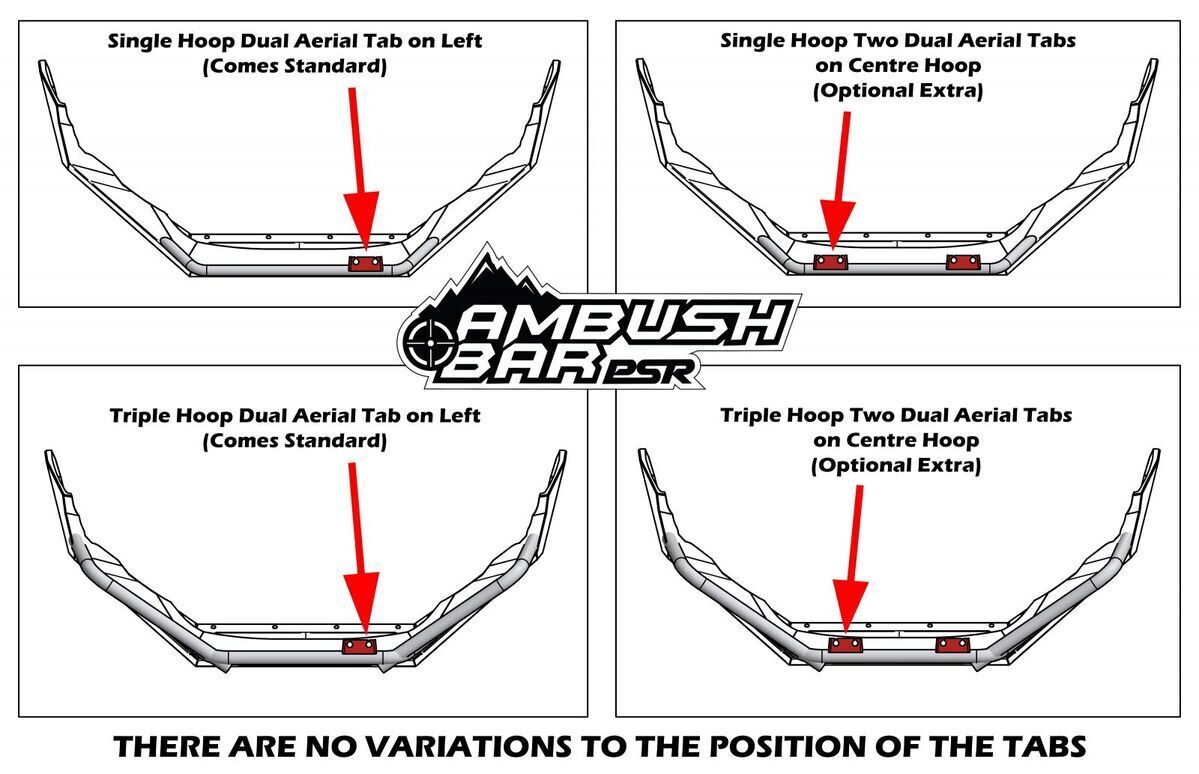 Isuzu D-MAX 3 2021-ON Ambush Single Hoop Bullbar