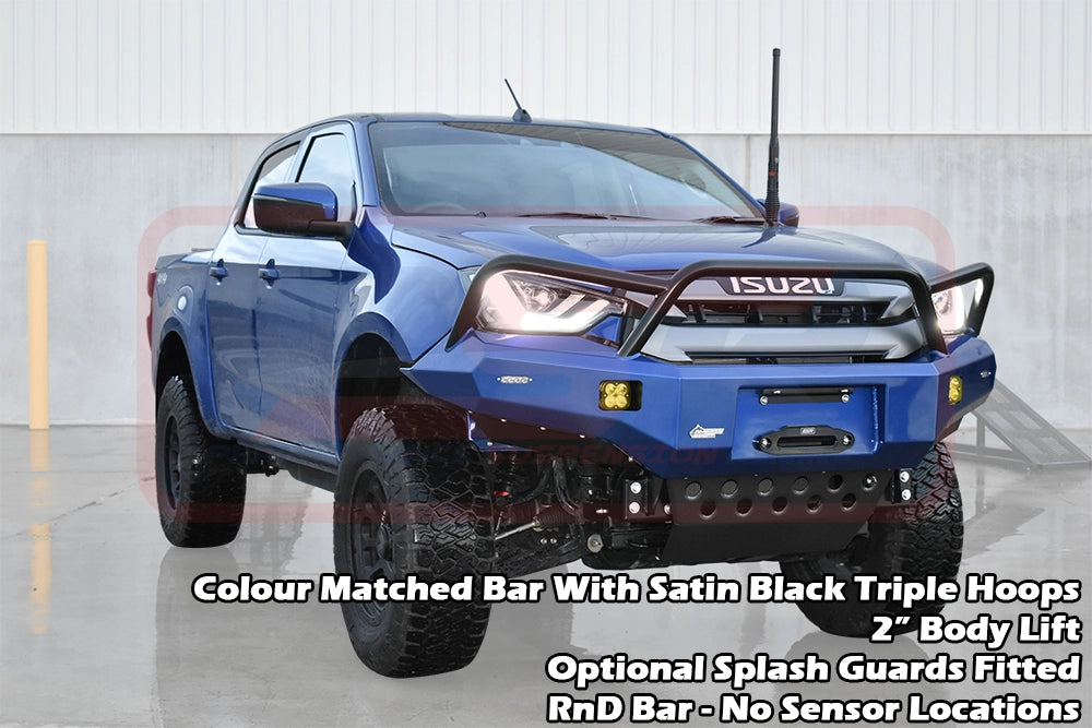 Isuzu D-MAX 3 2021-ON Ambush Triple Hoop Bullbar