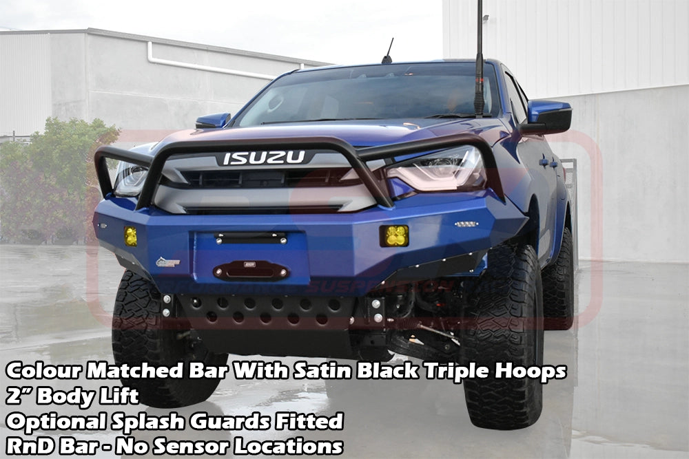 Isuzu D-MAX 3 2021-ON Ambush Triple Hoop Bullbar