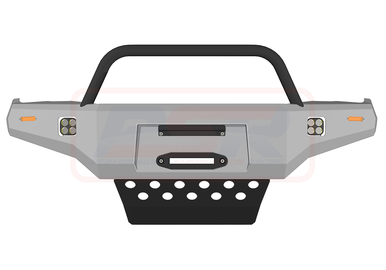 Toyota Hilux N80 MK1-MK2 2016-4/2020 Ambush Single Hoop Bullbar