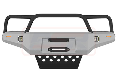 Toyota Hilux N80 MK1-MK2 2016-4/2020 Ambush Triple Hoop Bullbar