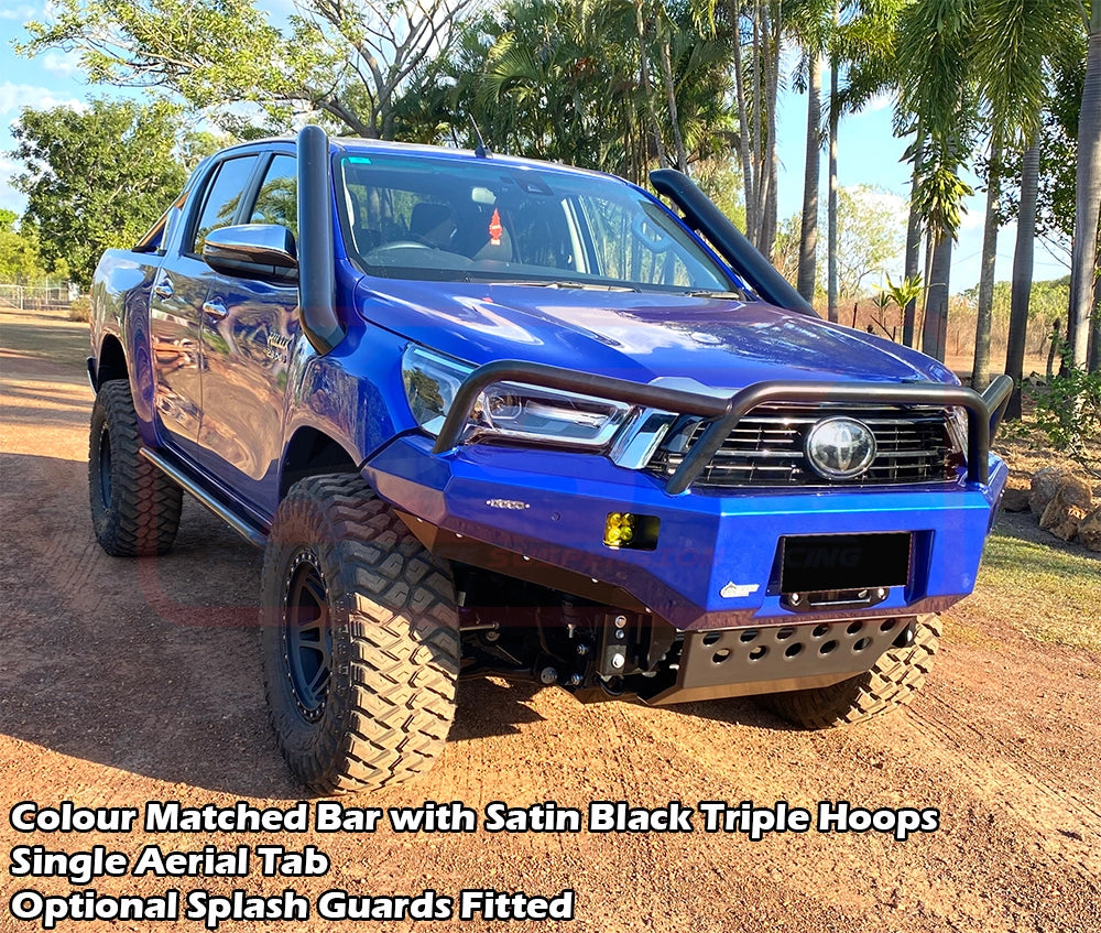 Toyota Hilux N80 MK3 5/2020-On Ambush Triple Hoop Bullbar