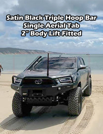 Toyota Hilux N80 MK3 5/2020-On Ambush Triple Hoop Bullbar