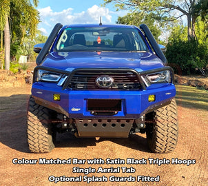 Toyota Hilux N80 MK3 5/2020-On Ambush Triple Hoop Bullbar