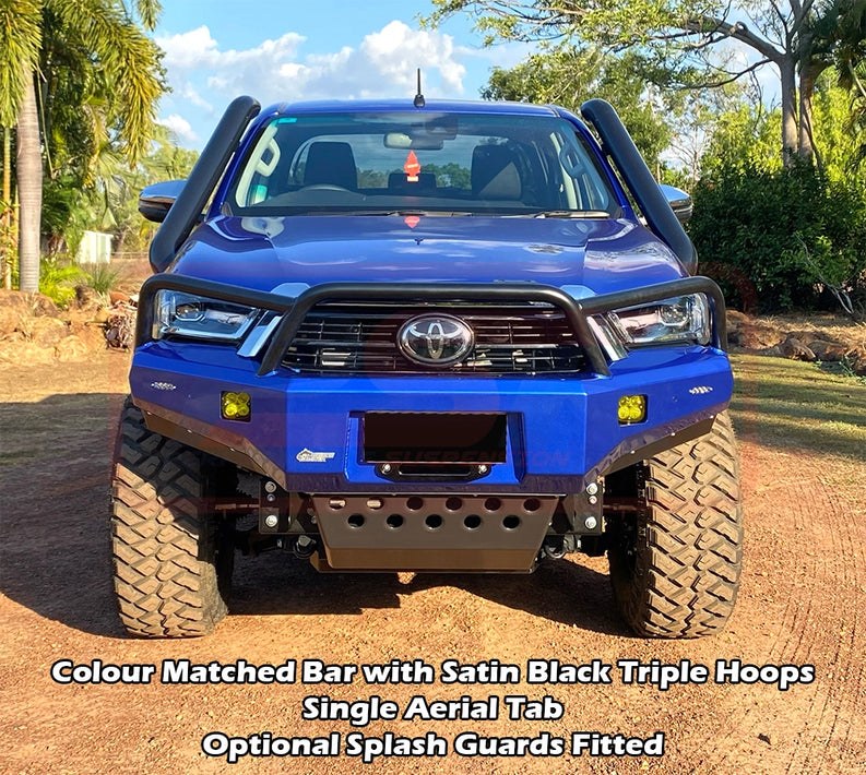Toyota Hilux N80 MK3 5/2020-On Ambush Triple Hoop Bullbar