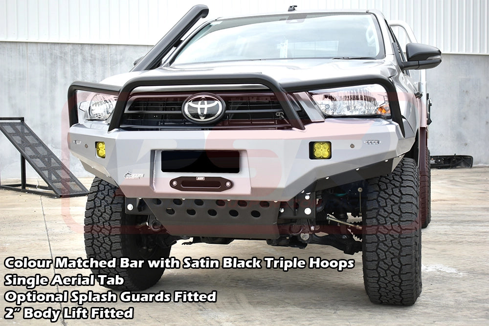 Toyota Hilux N80 MK3 5/2020-On Ambush Triple Hoop Bullbar