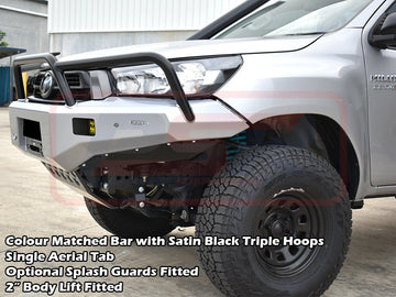 Toyota Hilux N80 MK3 5/2020-On Ambush Triple Hoop Bullbar