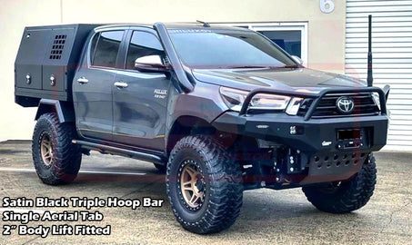 Toyota Hilux N80 MK3 5/2020-On Ambush Triple Hoop Bullbar