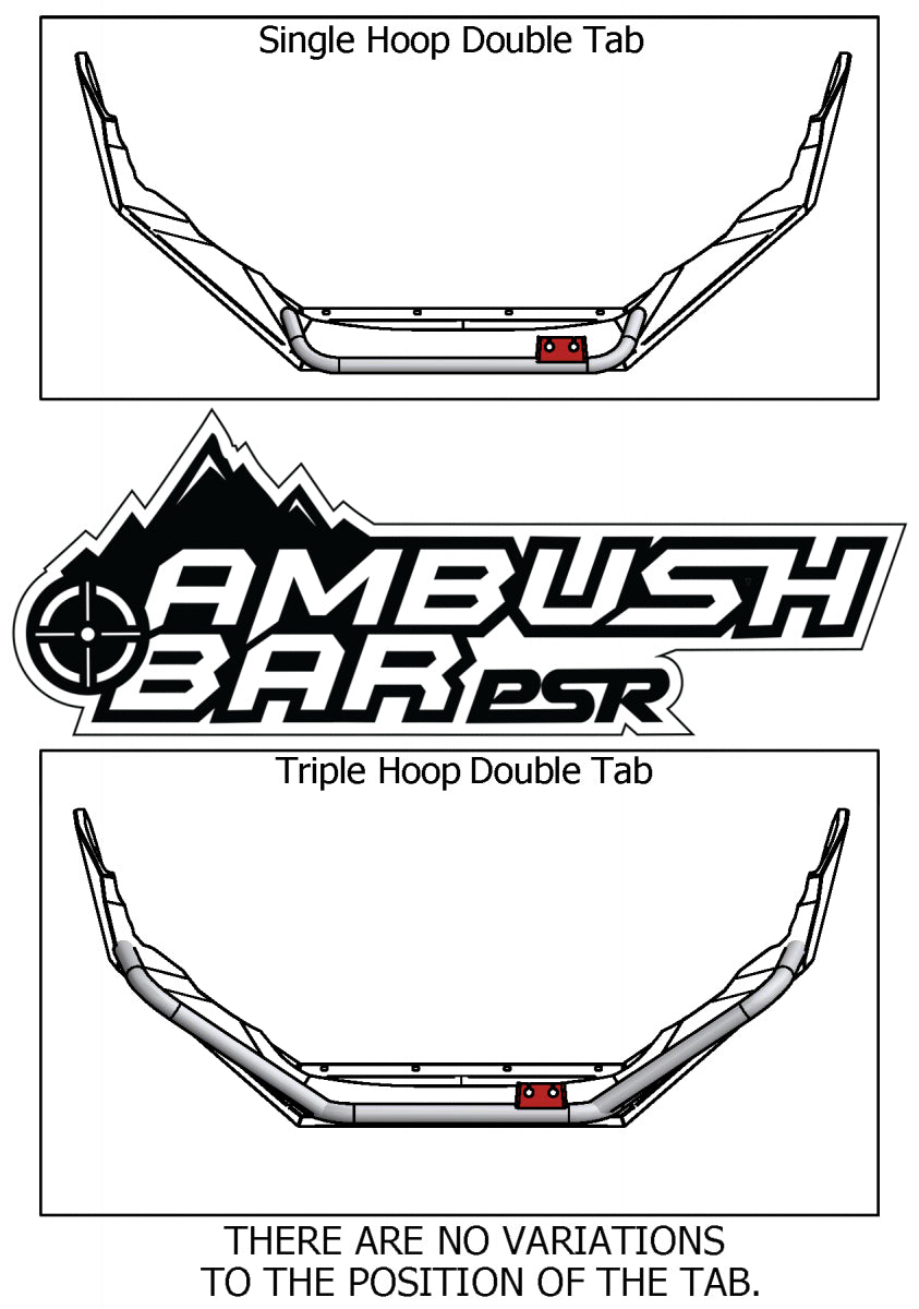 Nissan Navara NP300 Ambush Triple Hoop Bullbar