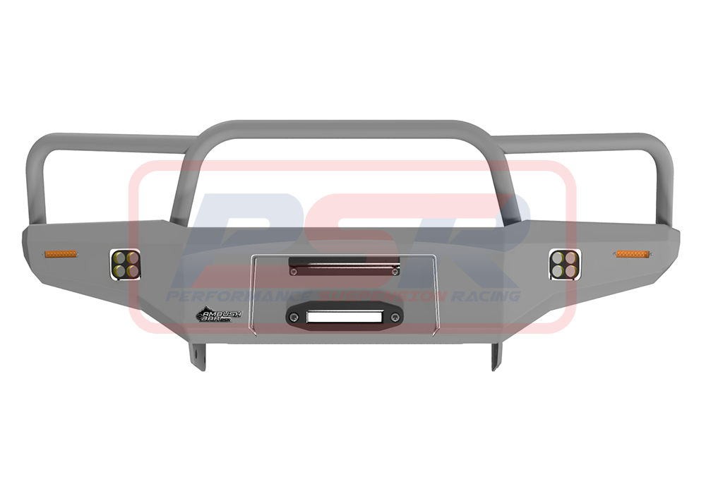 Nissan Patrol GU Series 1-2-3 Ambush Triple Hoop (Angry Eye) Bullbar