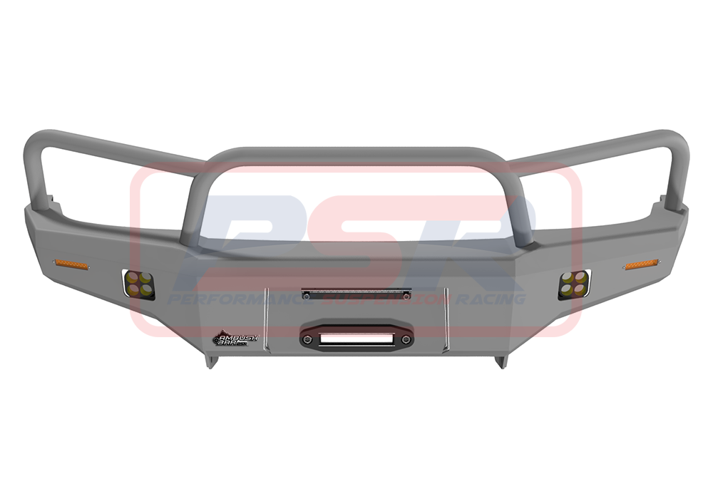Nissan Patrol GU Series 1-2-3 Ambush Triple Hoop (Angry Eye) Bullbar