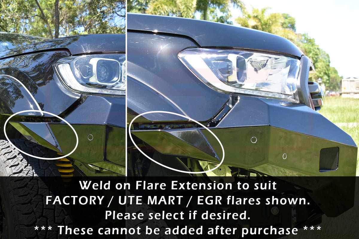 Ford Ranger PX MK2 8/2015-7/2018 Ambush Hoopless Bullbar