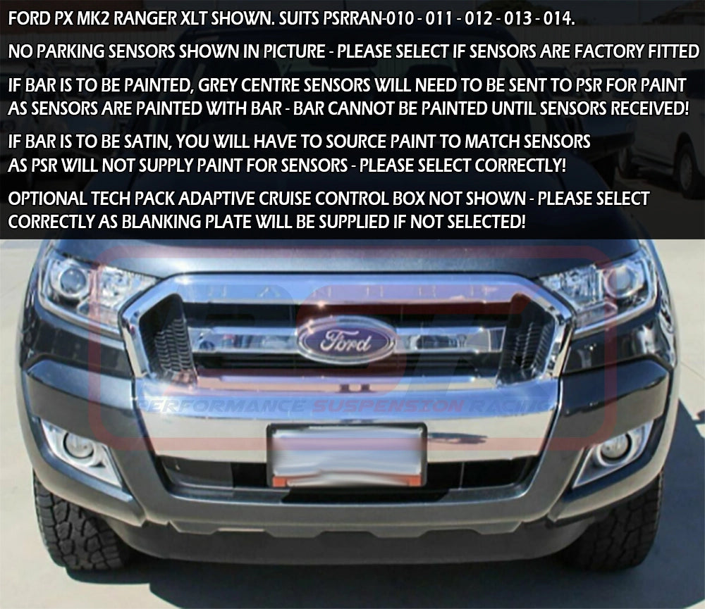 Mk2 Ranger Ford Ranger PX MK2 8/2015-7/2018 Ambush Triple Hoop Bullbar – precision ...