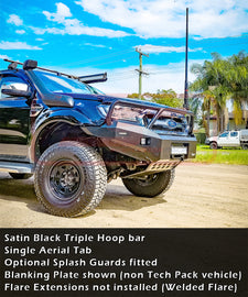 Ford Ranger PX MK2 8/2015-7/2018 Ambush Triple Hoop Bullbar