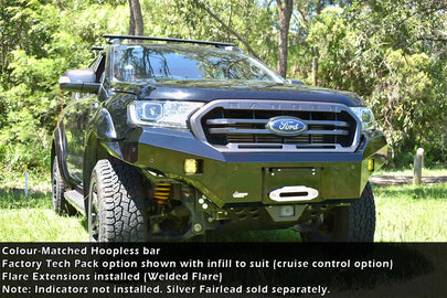 Ford Ranger PX MK3 8/2018-ON Ambush Hoopless Bullbar