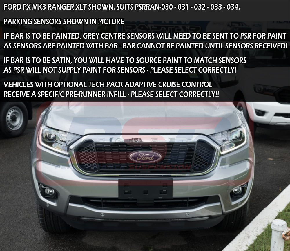 Ford Ranger PX MK2 8/2015-7/2018 Ambush Low Single Hoop Bullbar