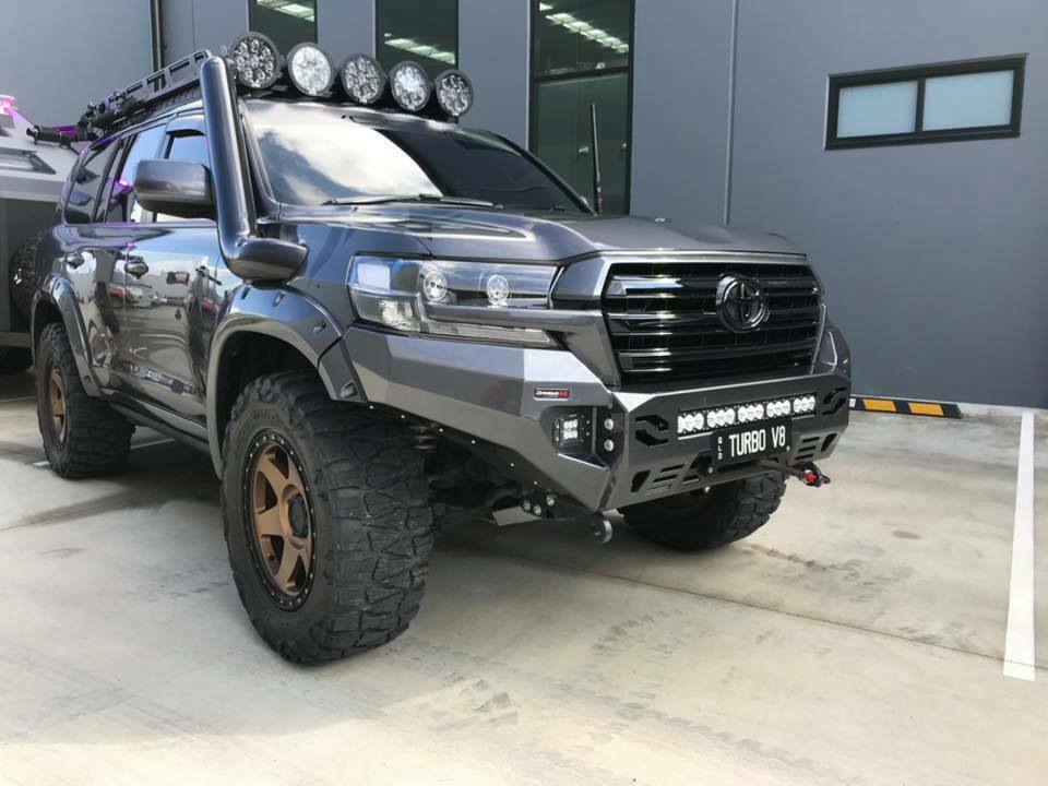 RIVAL 4X4 FRONT BULL BAR BUMPER TOYOTA LAND CRUISER 200 SERIES 2016 +