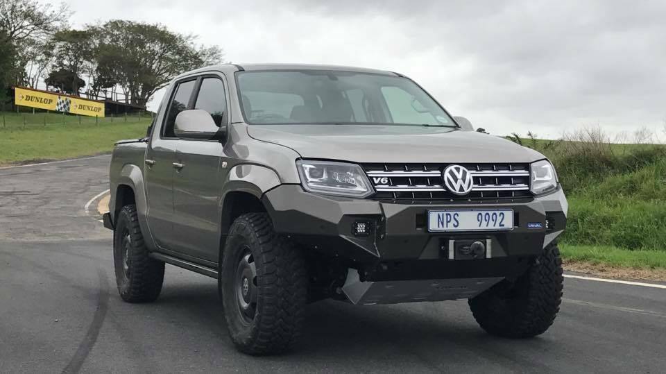 RIVAL 4X4 FRONT BULL BAR BUMPER VW AMAROK 4CYL & V6 2011+ ALLOY