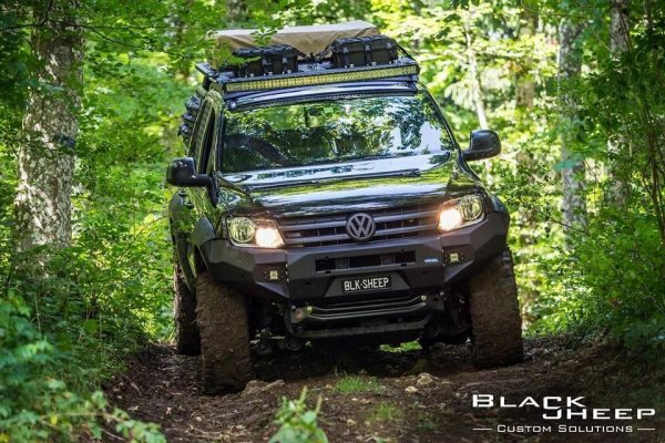 RIVAL 4X4 FRONT BULL BAR BUMPER VW AMAROK 4CYL & V6 2011+ ALLOY