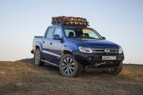 RIVAL 4X4 FRONT BULL BAR BUMPER VW AMAROK 4CYL & V6 2011+ ALLOY
