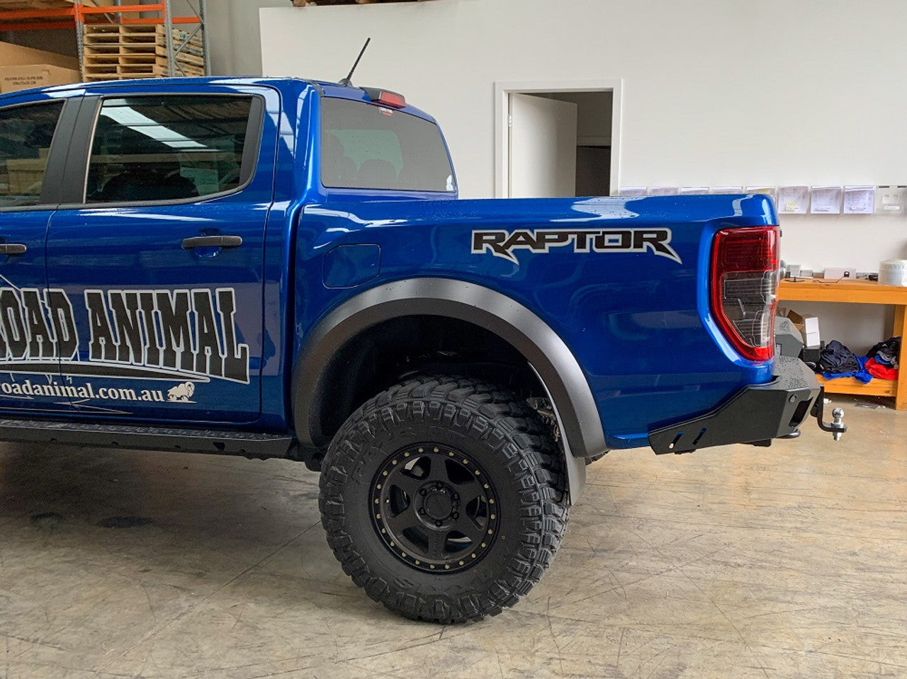 Ford Raptor Rear Rails FORD RAPTOR PX - REAR BARS – precision-offroad-4x4