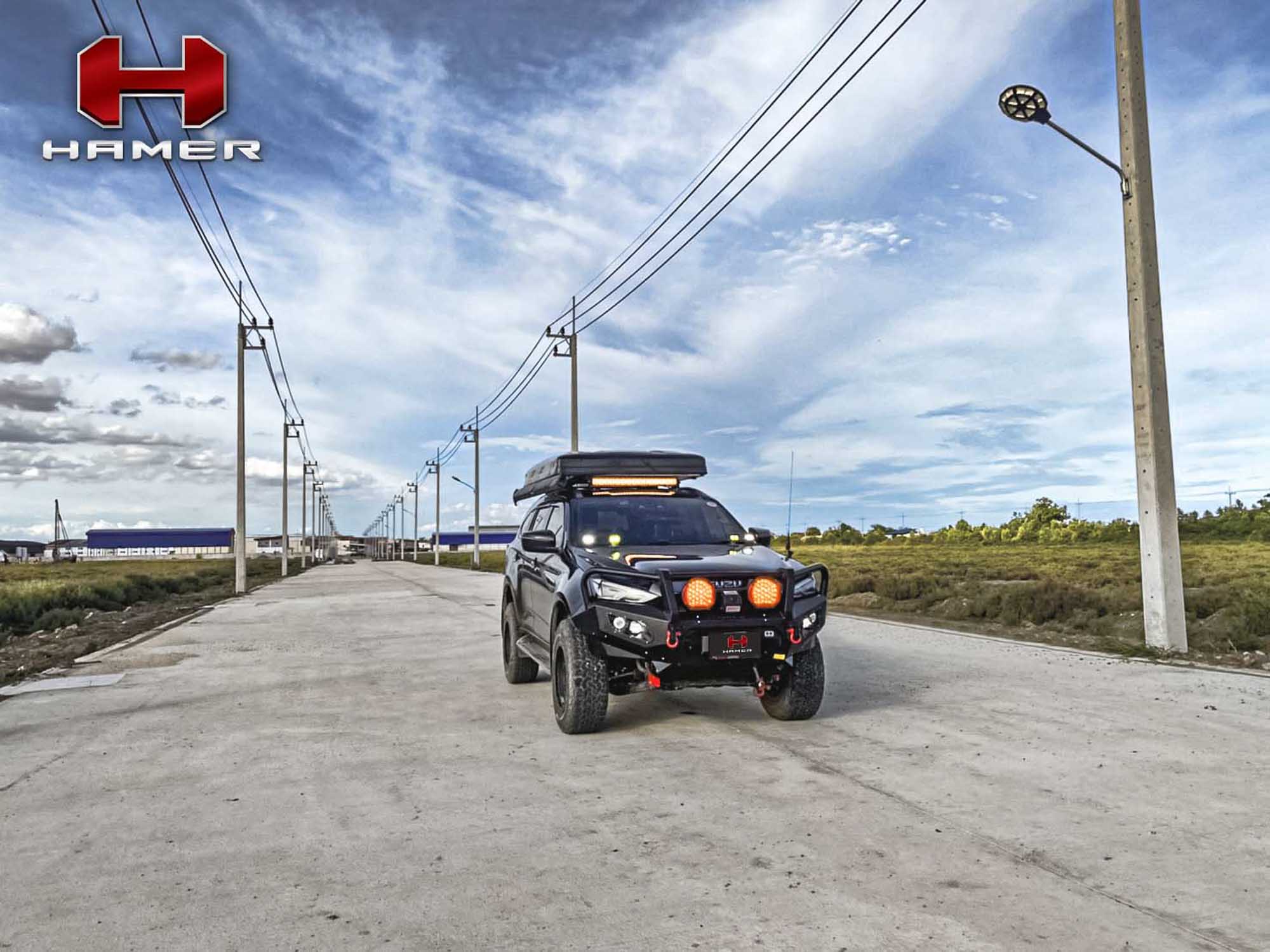 HAMER KING SERIES PLUS BULL BAR - ISUZU DMAX/MU-X 2016 ON