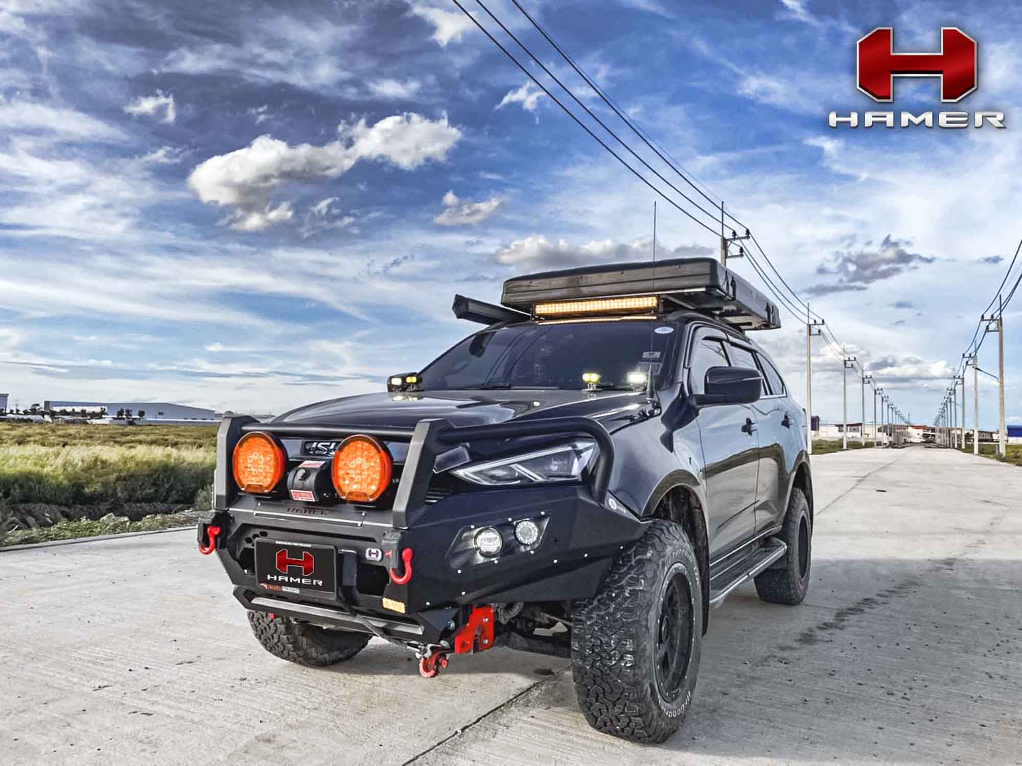 HAMER KING SERIES PLUS BULL BAR - ISUZU DMAX/MU-X 2016 ON