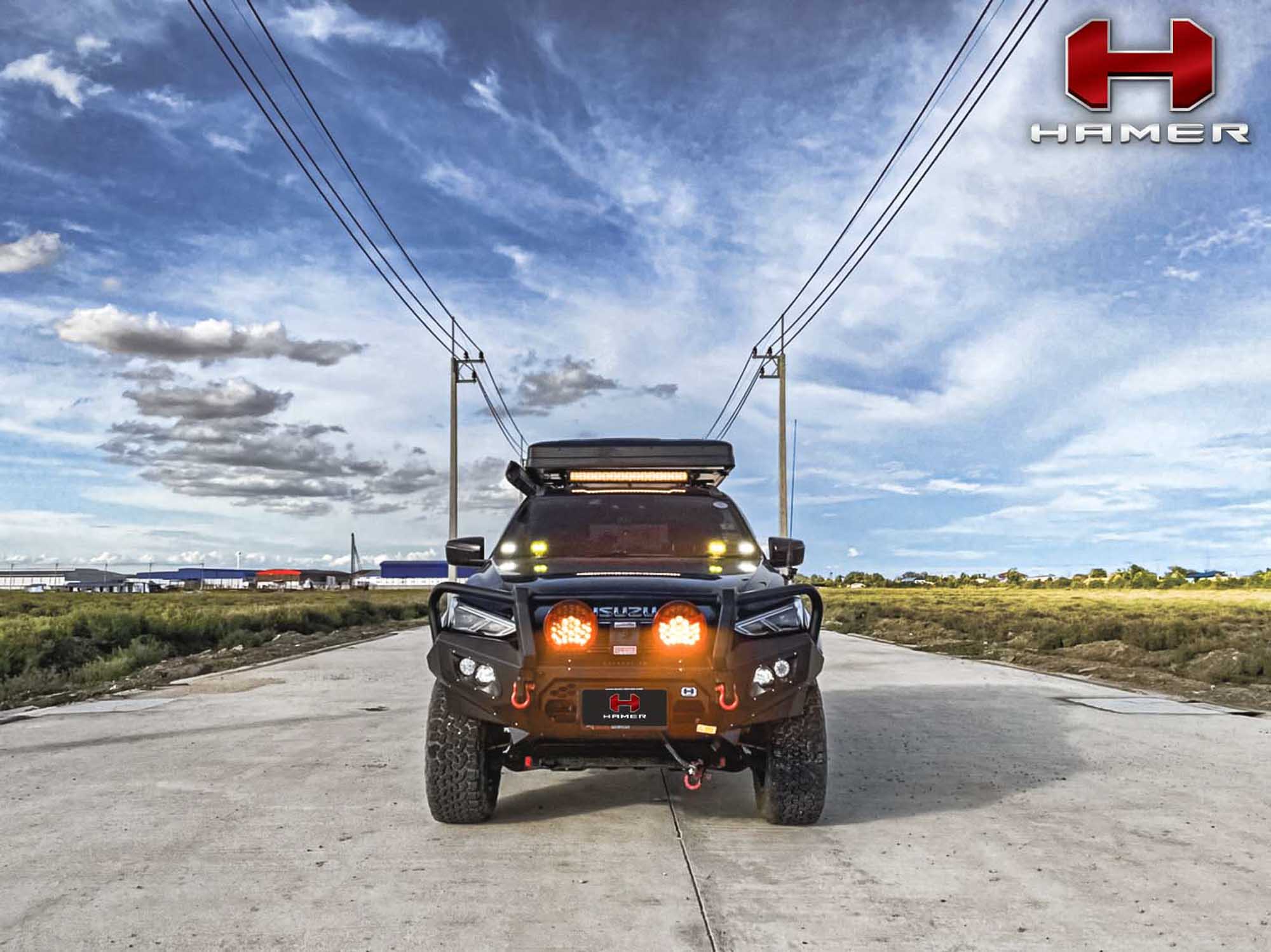 HAMER KING SERIES PLUS BULL BAR - ISUZU DMAX/MU-X 2016 ON