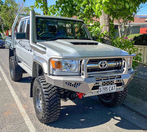 Toro Bull bar, Suitable for Toyota Land Cruiser 76, 78, 79 Series, 2007 on