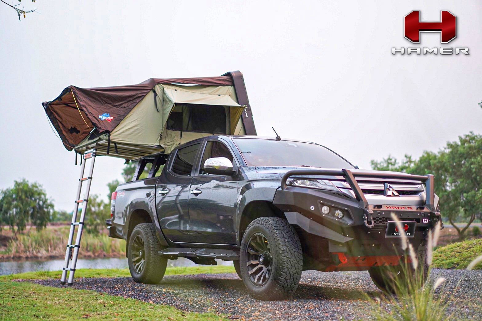 HAMER KING SERIES PLUS BULL BAR - MITSUBISHI TRITON MR 2018 ON