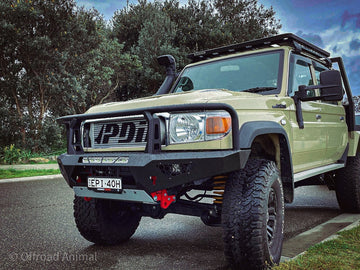 Toro Bull bar, Suitable for Toyota Land Cruiser 76, 78, 79 Series, 2007 on