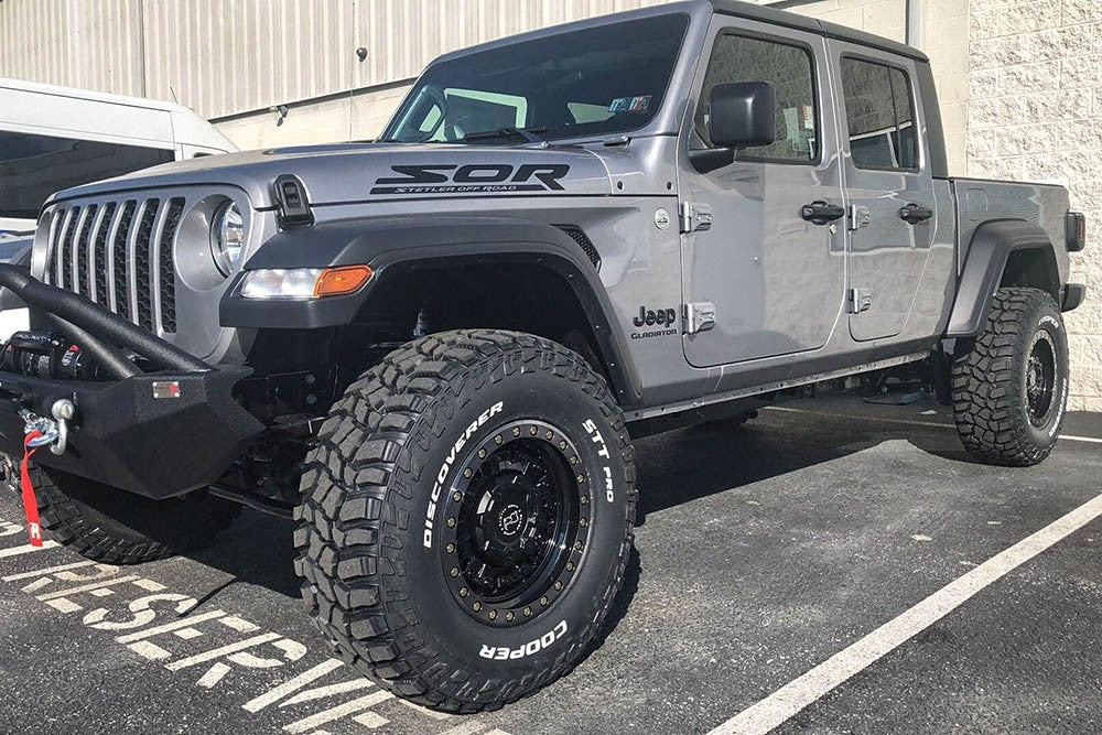 BLACK RHINO ABRAMS GLOSS GUNBLACK W/MACHINED LIP