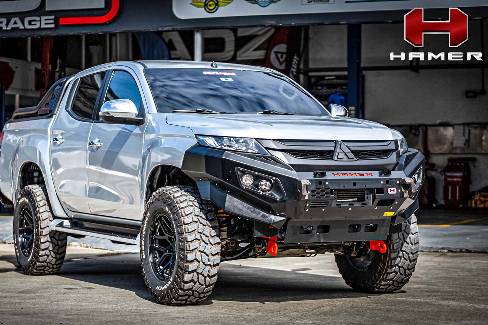 HAMER KING SERIES BULL BAR - MITSUBISHI TRITON MR 2018 +