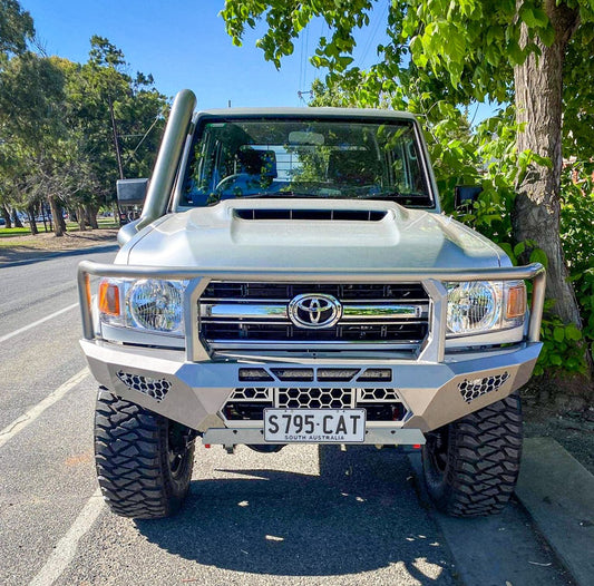 Toro Bull bar, Suitable for Toyota Land Cruiser 76, 78, 79 Series, 2007 on