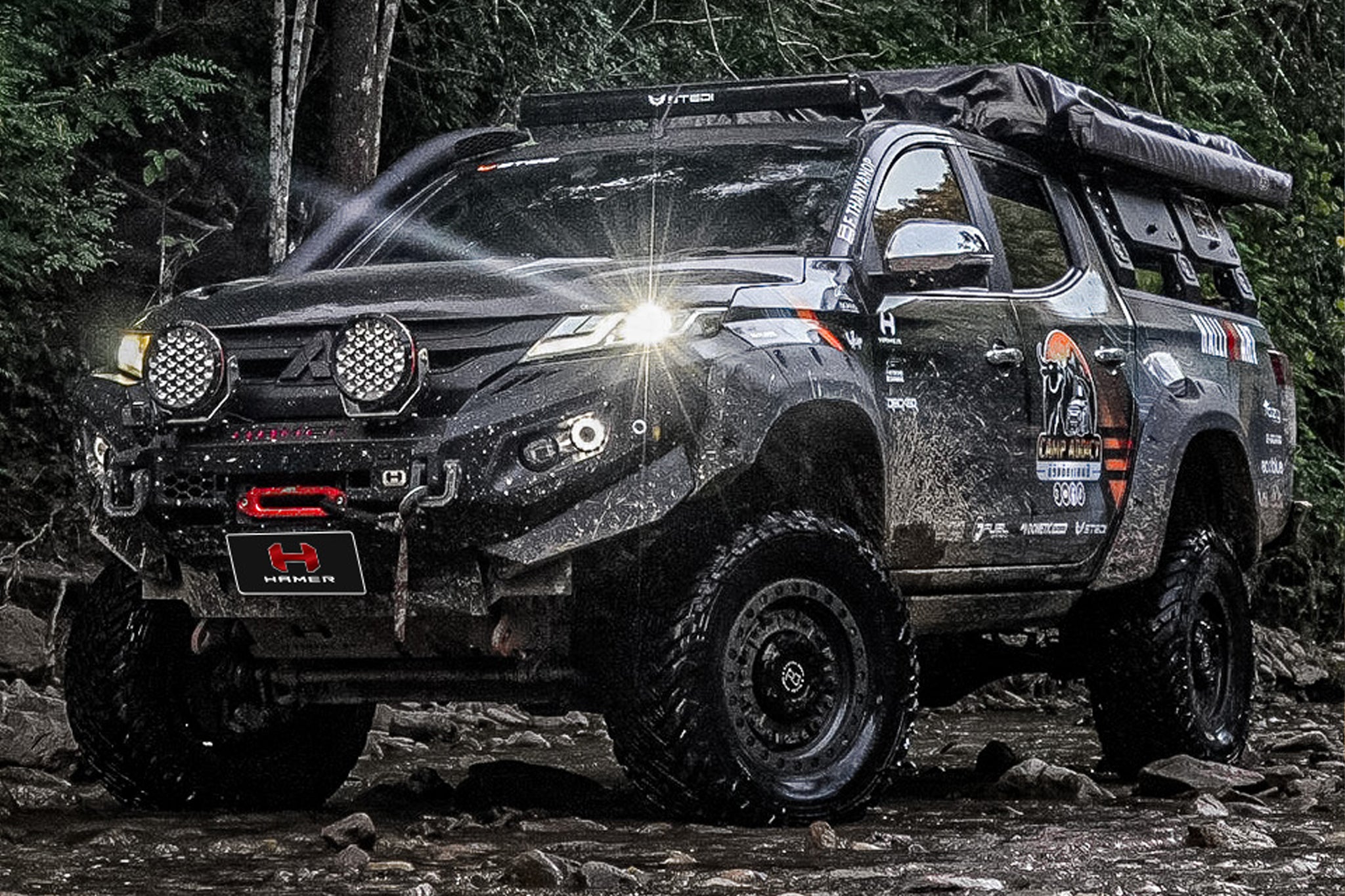 HAMER KING SERIES BULL BAR - MITSUBISHI TRITON MR 2018 +