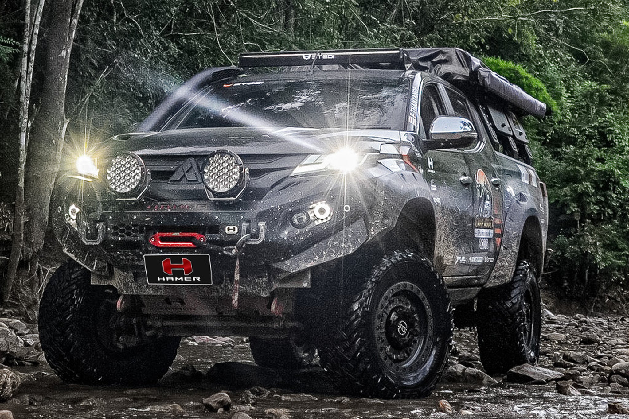 HAMER KING SERIES BULL BAR - MITSUBISHI TRITON MR 2018 +