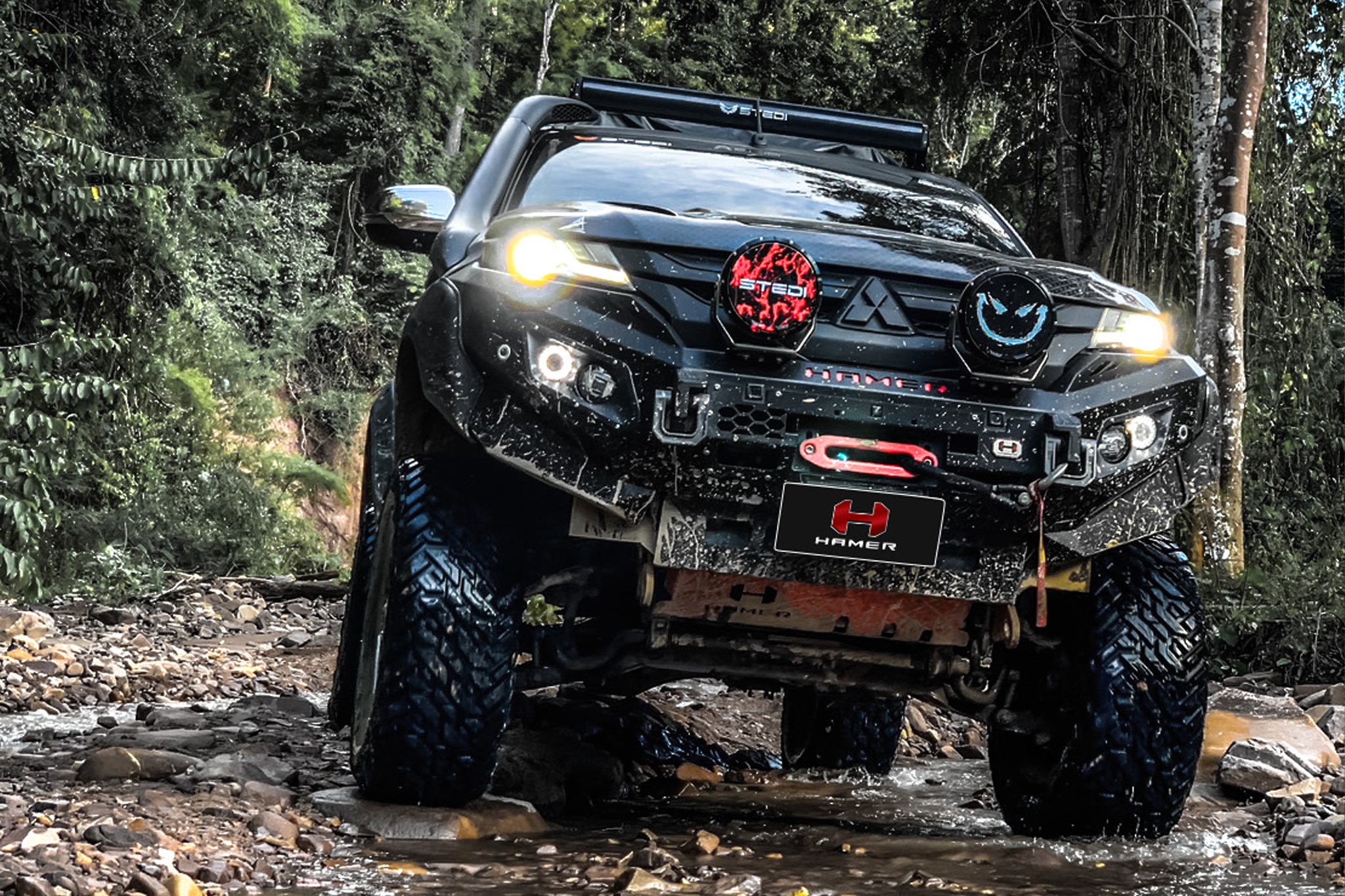HAMER KING SERIES BULL BAR - MITSUBISHI TRITON MR 2018 +