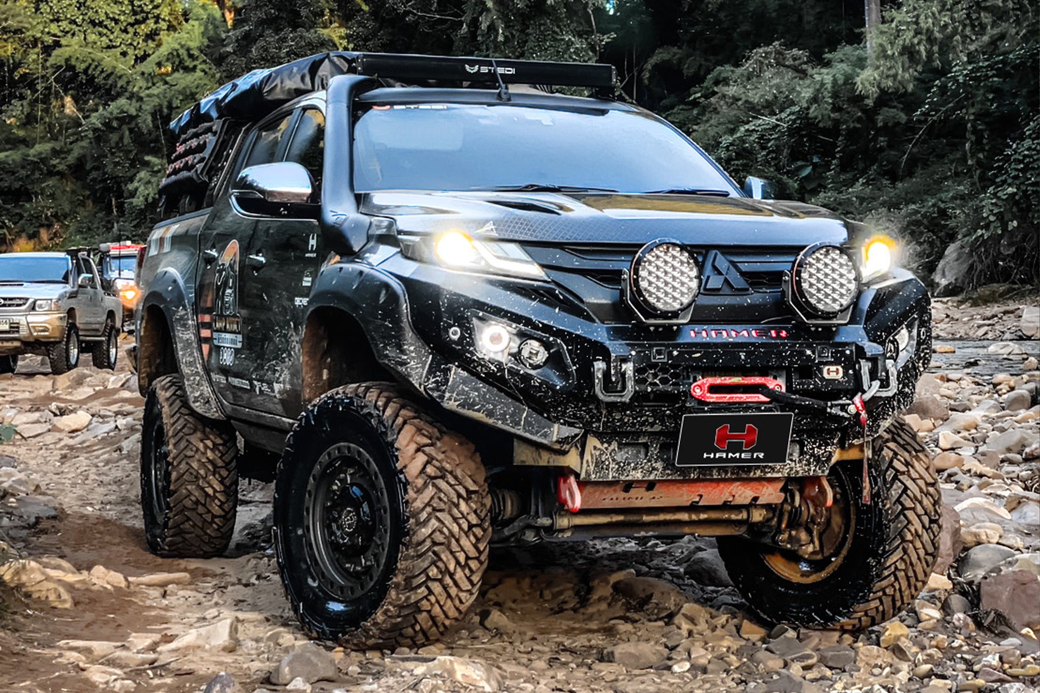 HAMER KING SERIES BULL BAR - MITSUBISHI TRITON MR 2018 +